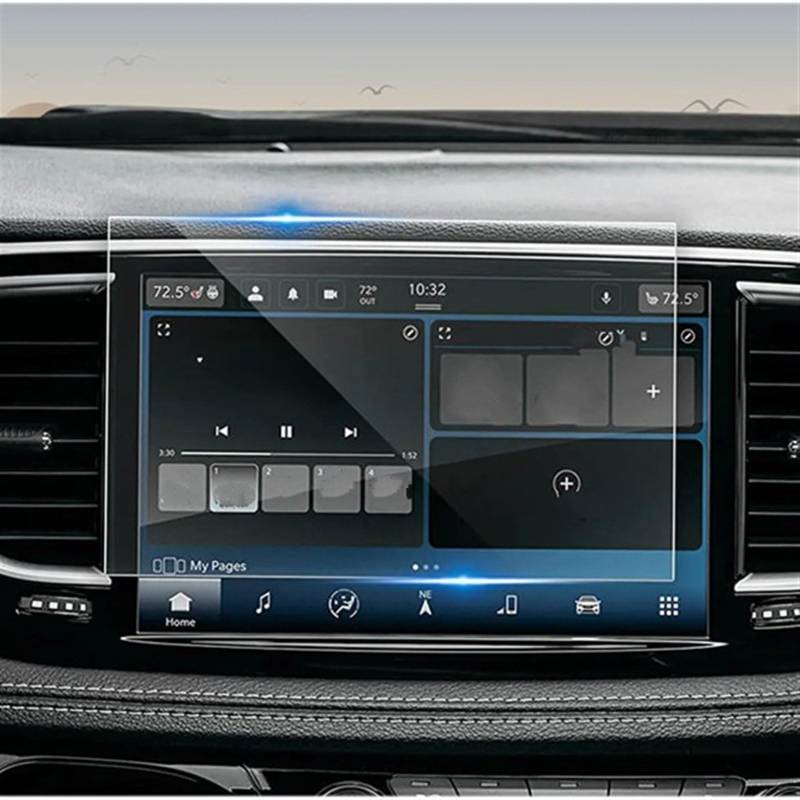 EDSXWUN Auto Navigation Protector Kompatibel Mit Chrysler Für Pacifica 2021 2022 2023 10,1 Zoll Auto Innen Armaturenbrett Schutzfolie Dashboard Monitor Schutzfolie von EDSXWUN