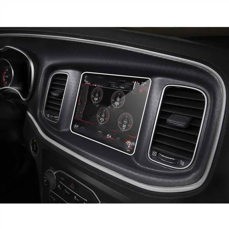 EDSXWUN Auto Navigation Protector Kompatibel Mit Dodge Für Charger 2015 2016 2017 2018 2019 Autonavigations-Bildschirmschutzfolienaufkleber Autonavigations-Schutzfolie von EDSXWUN