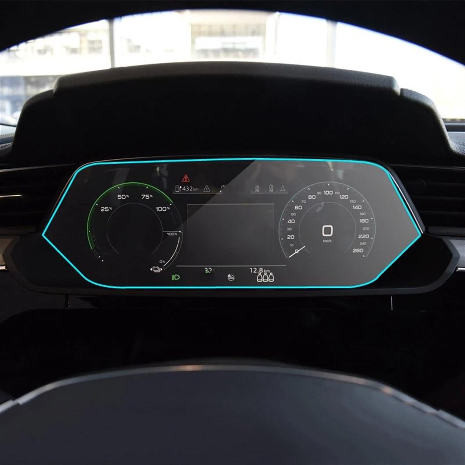 EDSXWUN Auto Navigation Protector Kompatibel Mit Für E-tron 2018 2019 2020 2021 Navigationsdisplay-Schutzfolie Schutzfolie Aus Gehärtetem Glas Autozubehör von EDSXWUN