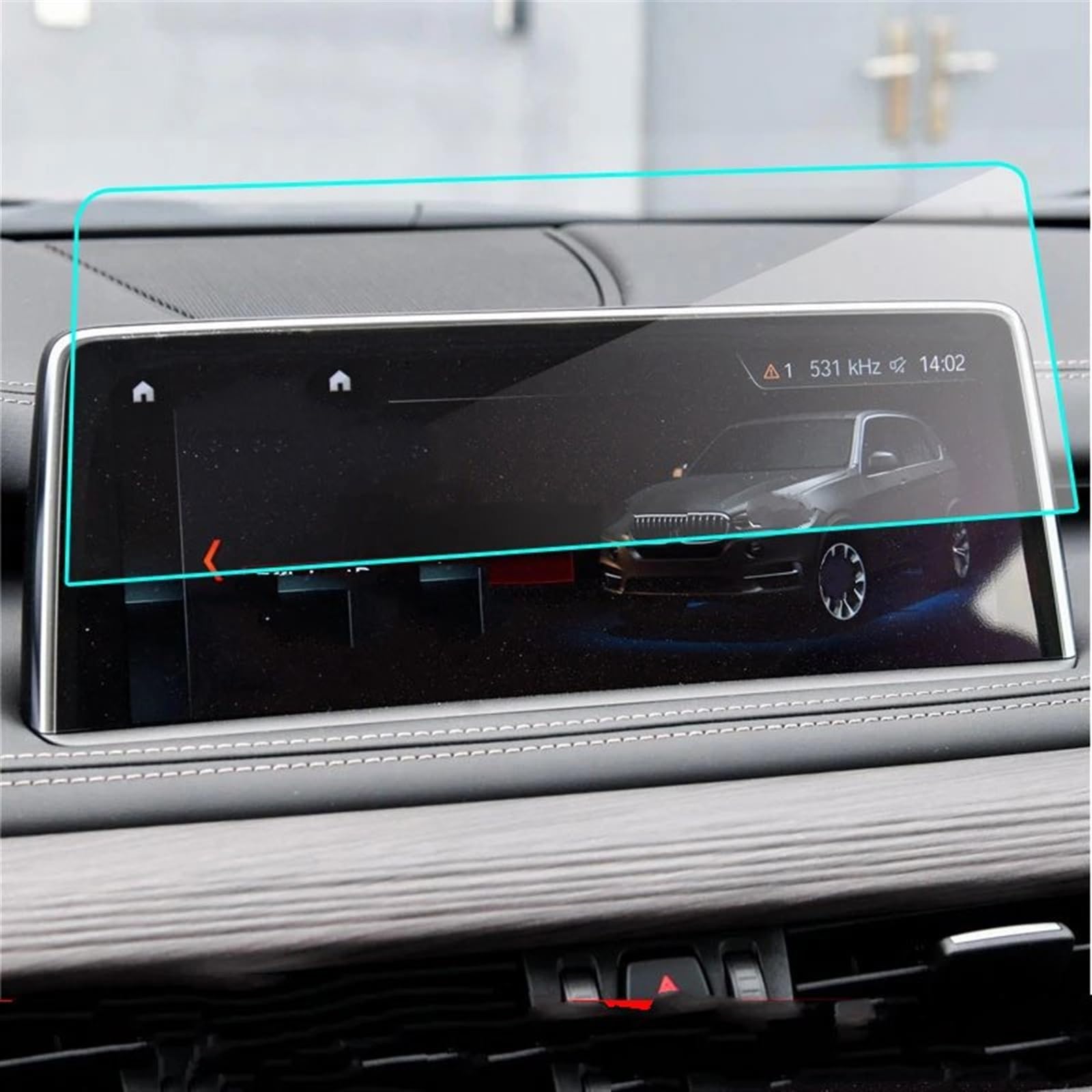 EDSXWUN Auto Navigation Protector Kompatibel Mit Für X5 Für X6 2014 2015 2016 2017 2018 Auto-Innenraum-Armaturenbrett-Schutzfolie Auto-Instrument Transparente Schutzfolie von EDSXWUN