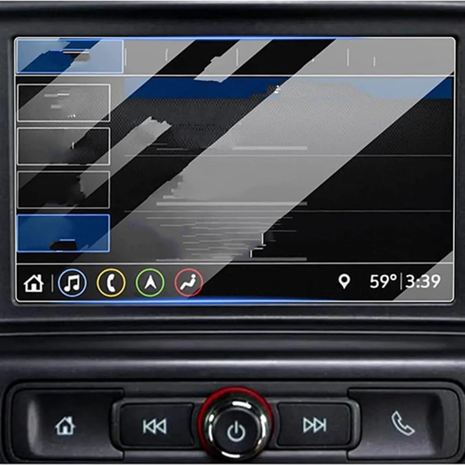 EDSXWUN Auto Navigation Protector Kompatibel Mit Gmc Für Sierra 1500 Für Sierra 2500hd 2016 2017 2018 7 Zoll Autonavigationsschutzfolie Schutzfolie Aus Gehärtetem Glas von EDSXWUN