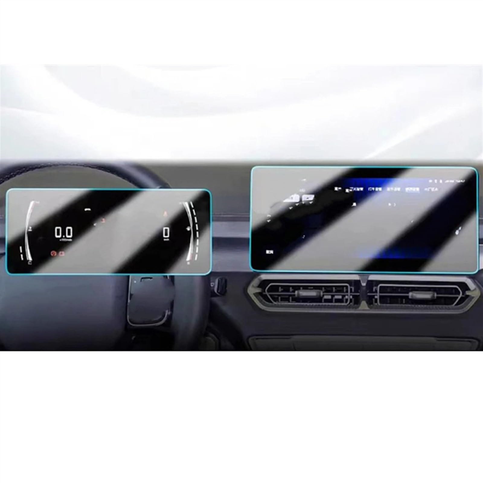 EDSXWUN Auto Navigation Protector Kompatibel Mit Haval Für H5 2023 2024 Auto Armaturenbrett Transparente Schutzfolie Schutzfolie Für Navigationsdisplay Armaturenbrett-Schutzfolie von EDSXWUN