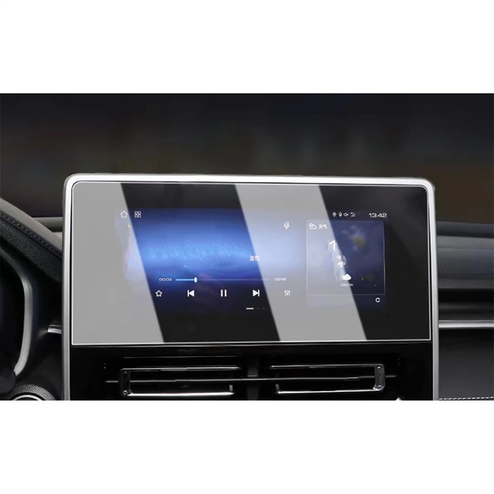 EDSXWUN Auto Navigation Protector Kompatibel Mit Haval Für M6 2023 Armaturenbrett-Schutzfolie, Displayschutzfolie Aus Gehärtetem Glas, Armaturenbrett-Schutzfolie Für Den Autoinnenraum von EDSXWUN