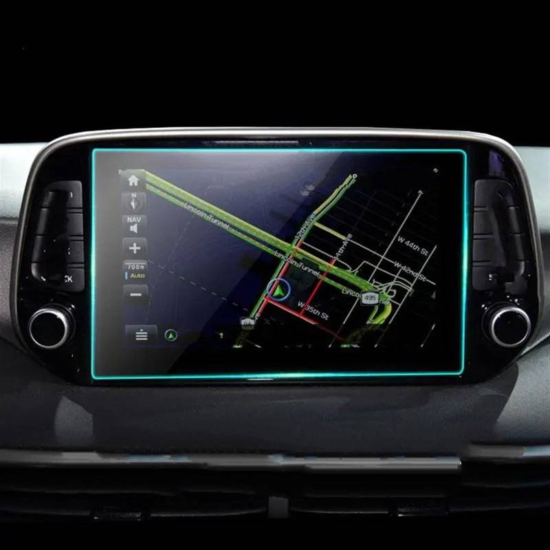 EDSXWUN Auto Navigation Protector Kompatibel Mit Hyundai Für Tucson 2019 Autonavigation Schutzfolie Panzerglas Displayschutzfolie Armaturenbrett Schutzfolie(207X126mm 1PCS) von EDSXWUN