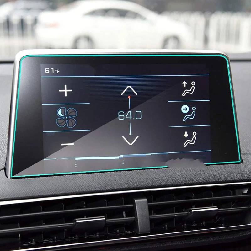 EDSXWUN Auto Navigation Protector Kompatibel Mit Peugeot Für 3008 5008 2017 2018 Navigationsdisplay Schutzfolie Center Control Schutzfolie Autozubehör von EDSXWUN