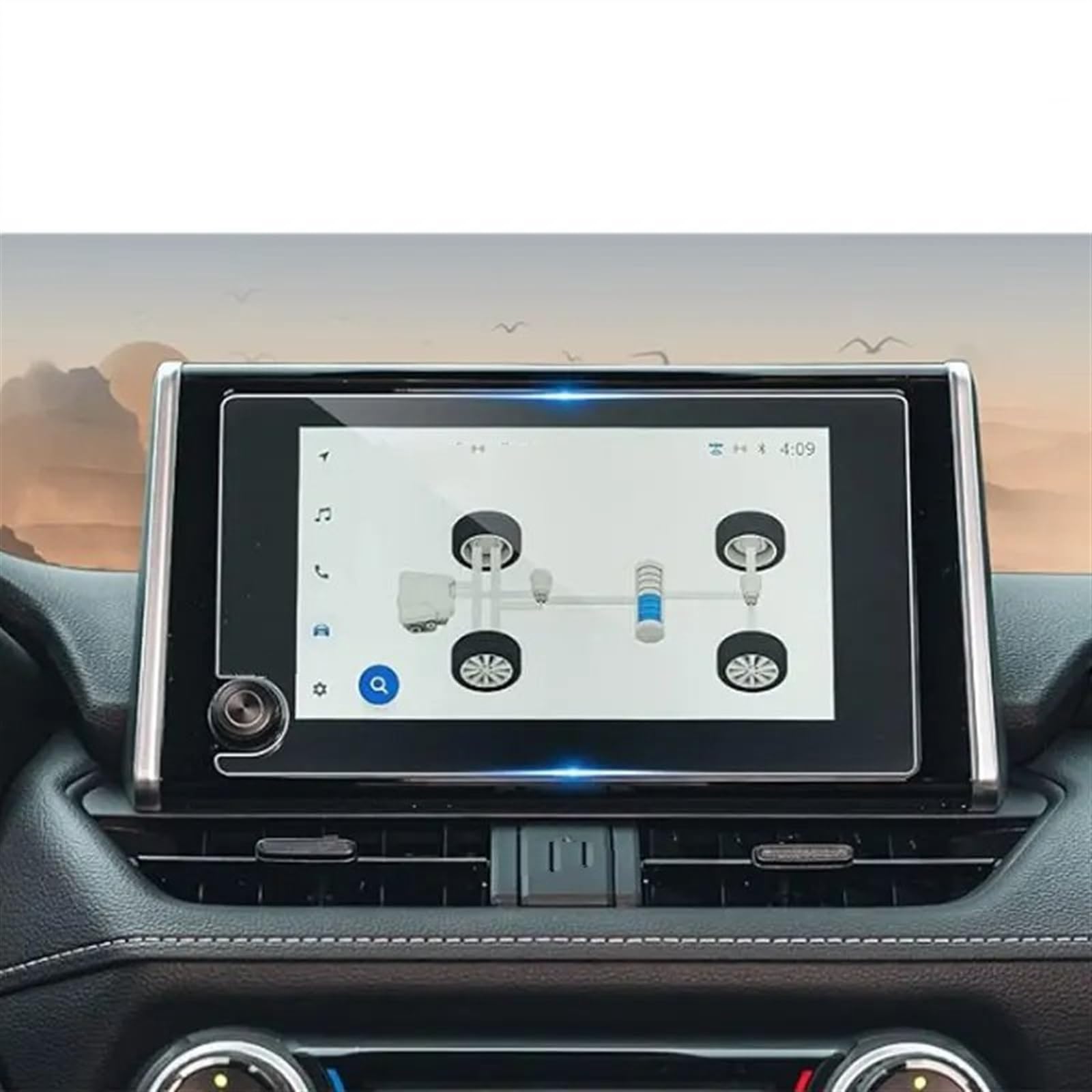 EDSXWUN Auto Navigation Protector Kompatibel Mit Toyota Für Gr Für Corolla 2023 2024 8 Zoll Auto-Innenraum-Armaturenbrett-Schutzfolie Displayschutzfolie Aus Gehärtetem Glas von EDSXWUN