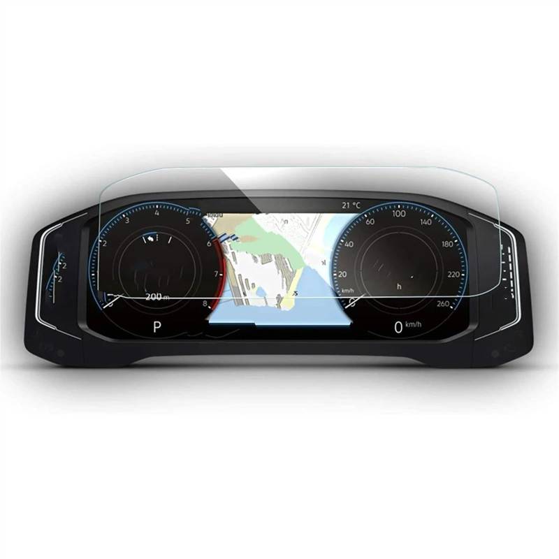 EDSXWUN Auto Navigation Protector Kompatibel Mit VW Für Virtus 2020 2021 10,2 Zoll Navigation Display Schutzfolie Auto Instrument Transparente Schutzfolie von EDSXWUN