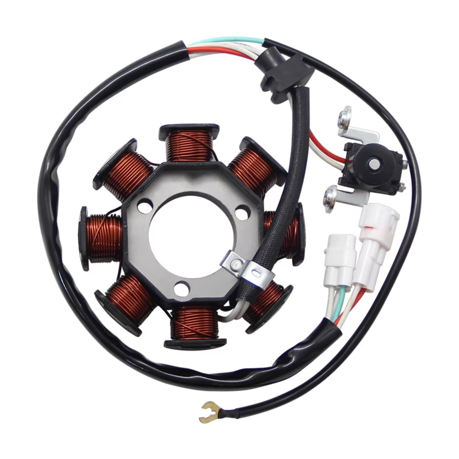 EDSXWUN Motorrad-Statorspule Kompatibel Mit Yamaha Für YFM125R Für Raptor 125 2011 2012 2013 2PA-H1410-00 Motorrad Zündung Magneto Stator Spule Zubehör von EDSXWUN