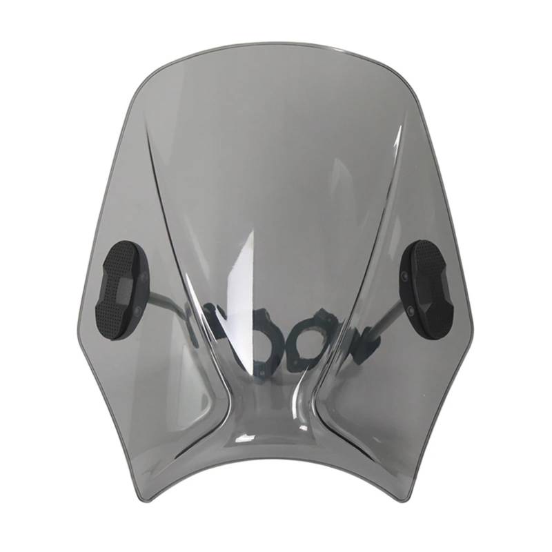 EDSXWUN Motorrad Windschild Für Eliminator 125 1998-2007 Motorrad Windschutzscheibe Runde Für Street Bikes Windschutzscheibe Bildschirm Motorrad Windschutzscheibe Spoiler(Light Grey) von EDSXWUN