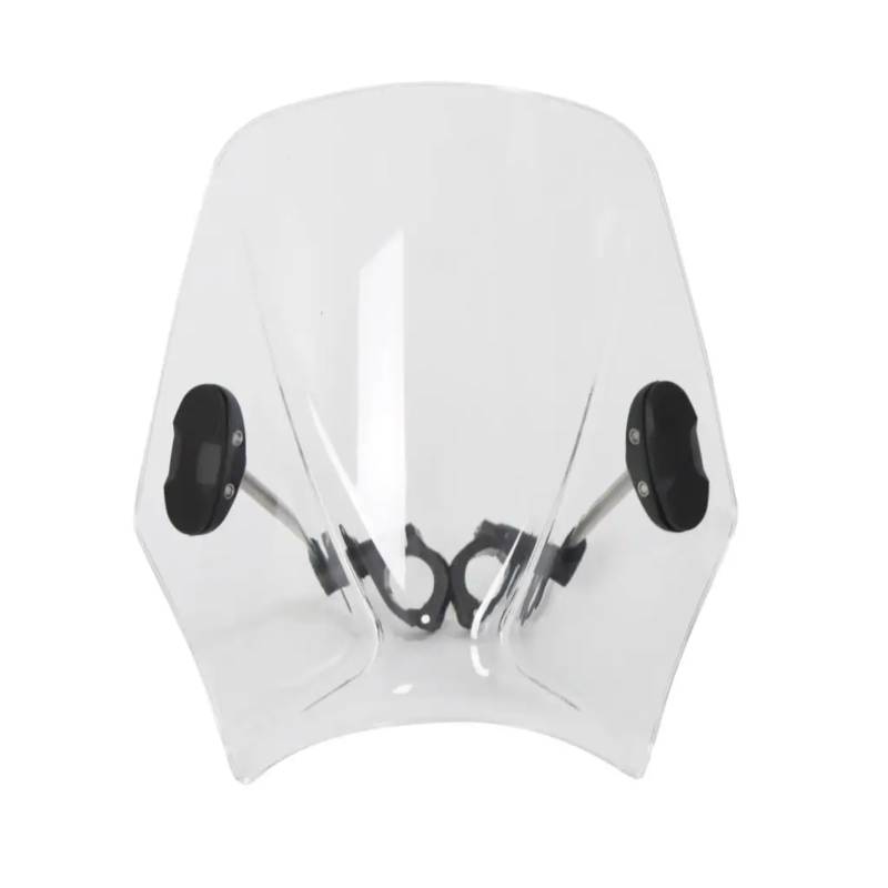 EDSXWUN Motorrad Windschild Für Eliminator 125 1998-2007 Motorrad Windschutzscheibe Runde Für Street Bikes Windschutzscheibe Bildschirm Motorrad Windschutzscheibe Spoiler(Transparent) von EDSXWUN