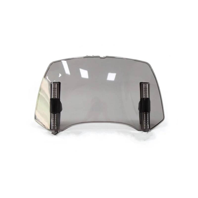 EDSXWUN Motorrad Windschild Für F850GS Für F750GS Für 1250GS Für 1250LC Motorrad Universal Windschutzscheibenverlängerung Einstellbare Spoiler Clamp-On Motorräder Deflektor(Light Smoke,Size3) von EDSXWUN