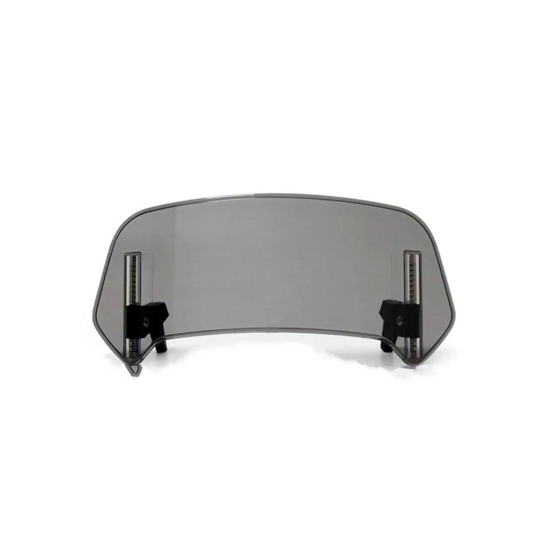 EDSXWUN Motorrad Windschild Für F850GS Für F750GS Für 1250GS Für 1250LC Motorrad Universal Windschutzscheibenverlängerung Einstellbare Spoiler Clamp-On Motorräder Deflektor(Light Smoke,Small) von EDSXWUN