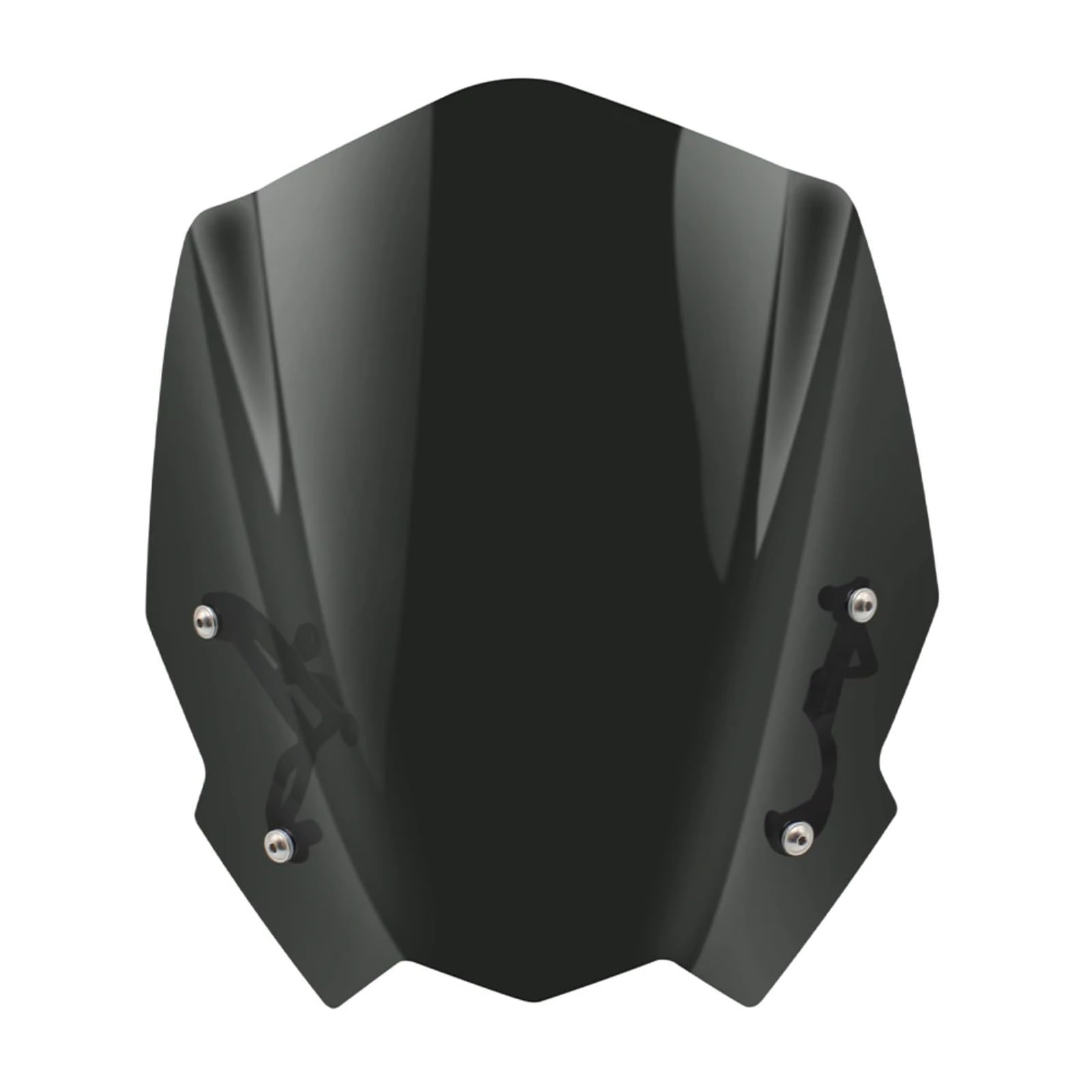 EDSXWUN Motorrad Windschild Für G310R 2016-2024 Motorrad ABS Windschutzscheibe Windschutz Mit Montage Halterung Verkleidung Kunststoff Teile Motorrad Windschutz Deflektor(Black) von EDSXWUN