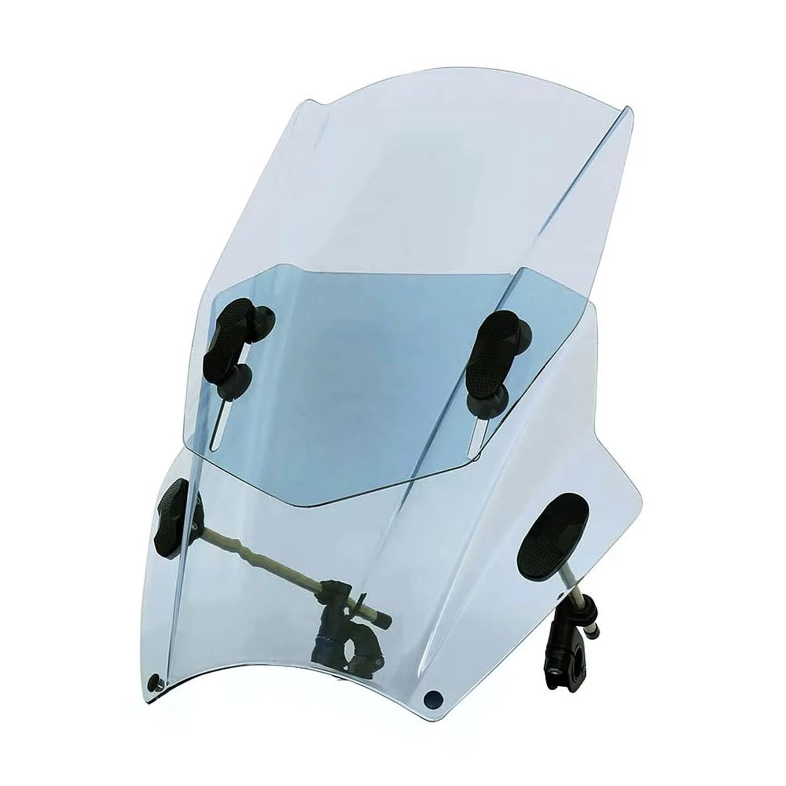 EDSXWUN Motorrad Windschild Für GB350 Für GB350RS 2021 2022 Motorrad Windschutz Windschutz Motorrad Deflektor Windschutzscheibe Spoiler(Adjust Light Grey) von EDSXWUN