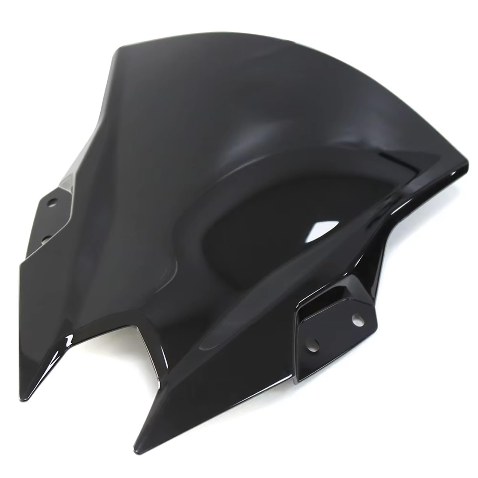 EDSXWUN Motorrad Windschild Für NINJA500 Für SE 2024 Motorrad Frontscheibe Motorrad Frontscheibe Deflektor Windschutzscheibe Verkleidung Bildschirm Gugel Zubehör(Black) von EDSXWUN