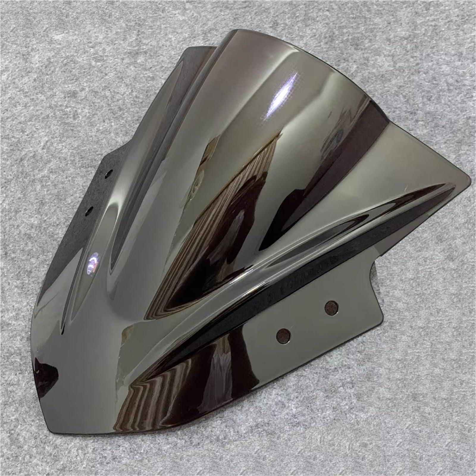 EDSXWUN Motorrad Windschild Für Ninja 250 300 Für EX300 2013 2014 2015 2016 2017 2018 Motorrad Windschutz Bildschirm Windabweiser Double Bubble Windschutzscheibe(Tawny) von EDSXWUN