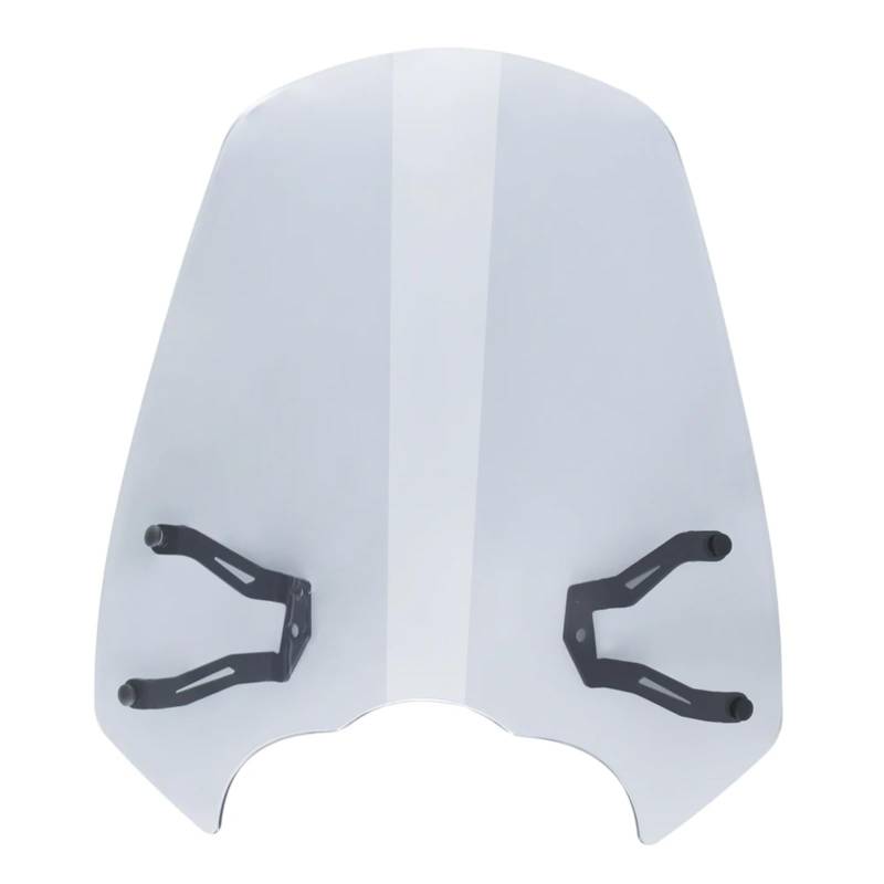 EDSXWUN Motorrad Windschild Für VN EN 650 2015-2022 Motorrad Zubehör Windschutz Windschutz Wind Mit Halterung Motorrad Windschutzscheibe Spoiler(Light Smoke) von EDSXWUN