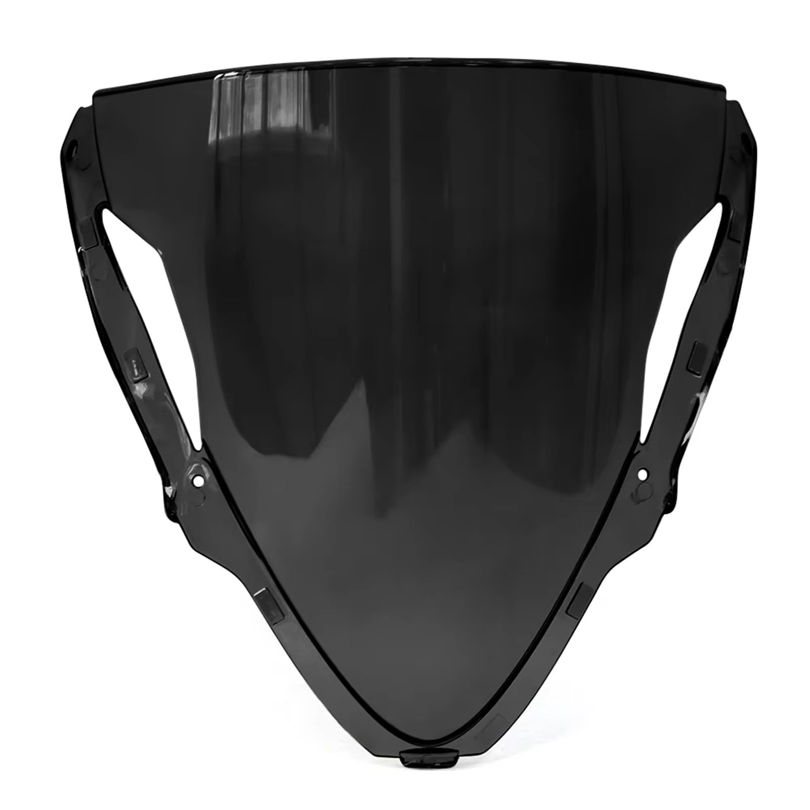 EDSXWUN Motorrad Windschild Für ZX6R 2024 2025 Motorrad Zubehör Windschutzscheibe Frontscheibe Windschutz Schallwand Windabweiser Bildschirm Gugel Schallwand Spoiler(Black) von EDSXWUN