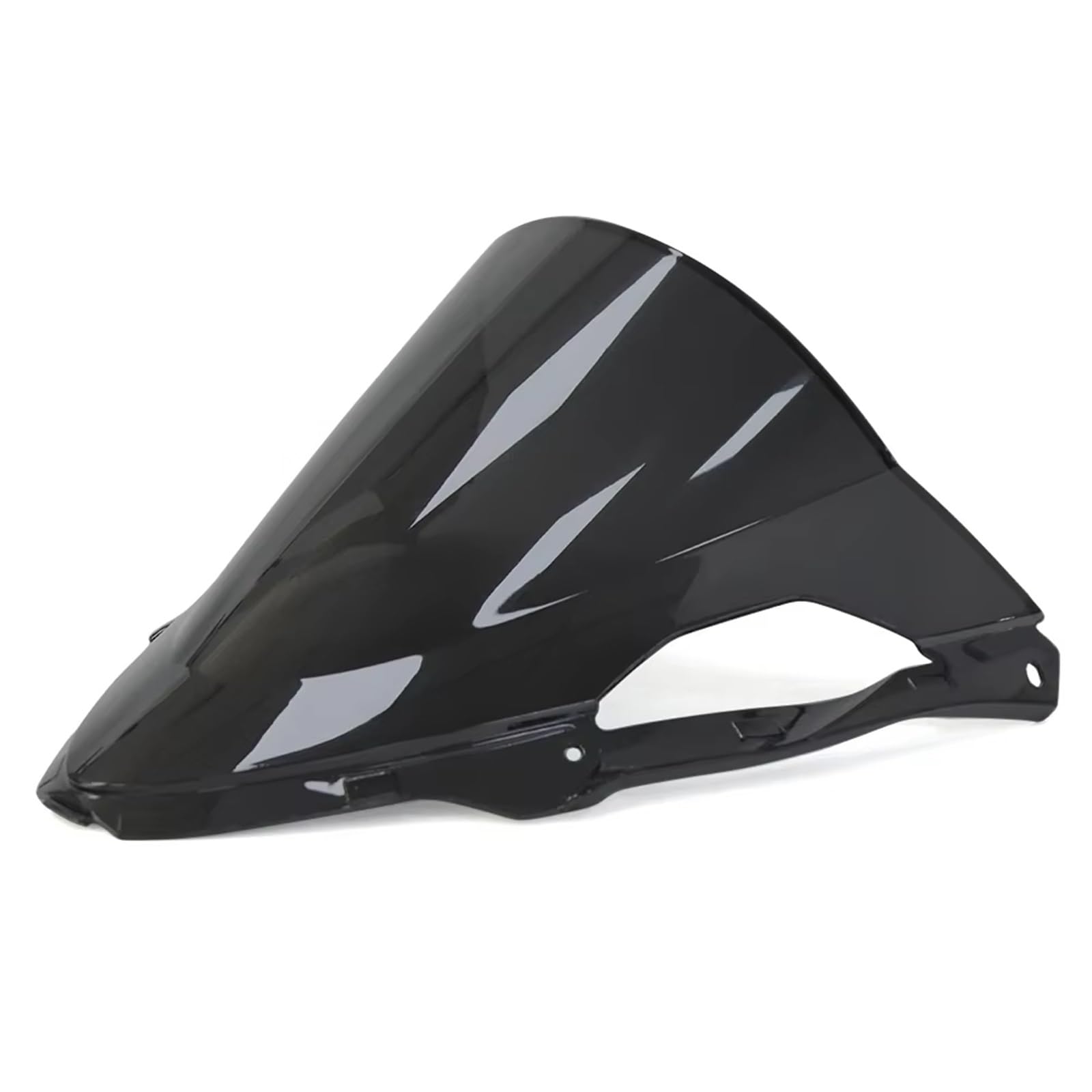 EDSXWUN Motorrad Windschild Für ZX6R 2024 Motorrad Frontscheibe Windschutz Schallwand Windabweiser Windschutz Frontverkleidung Bildschirm Gugel Teile Schallwand Spoiler(Black) von EDSXWUN