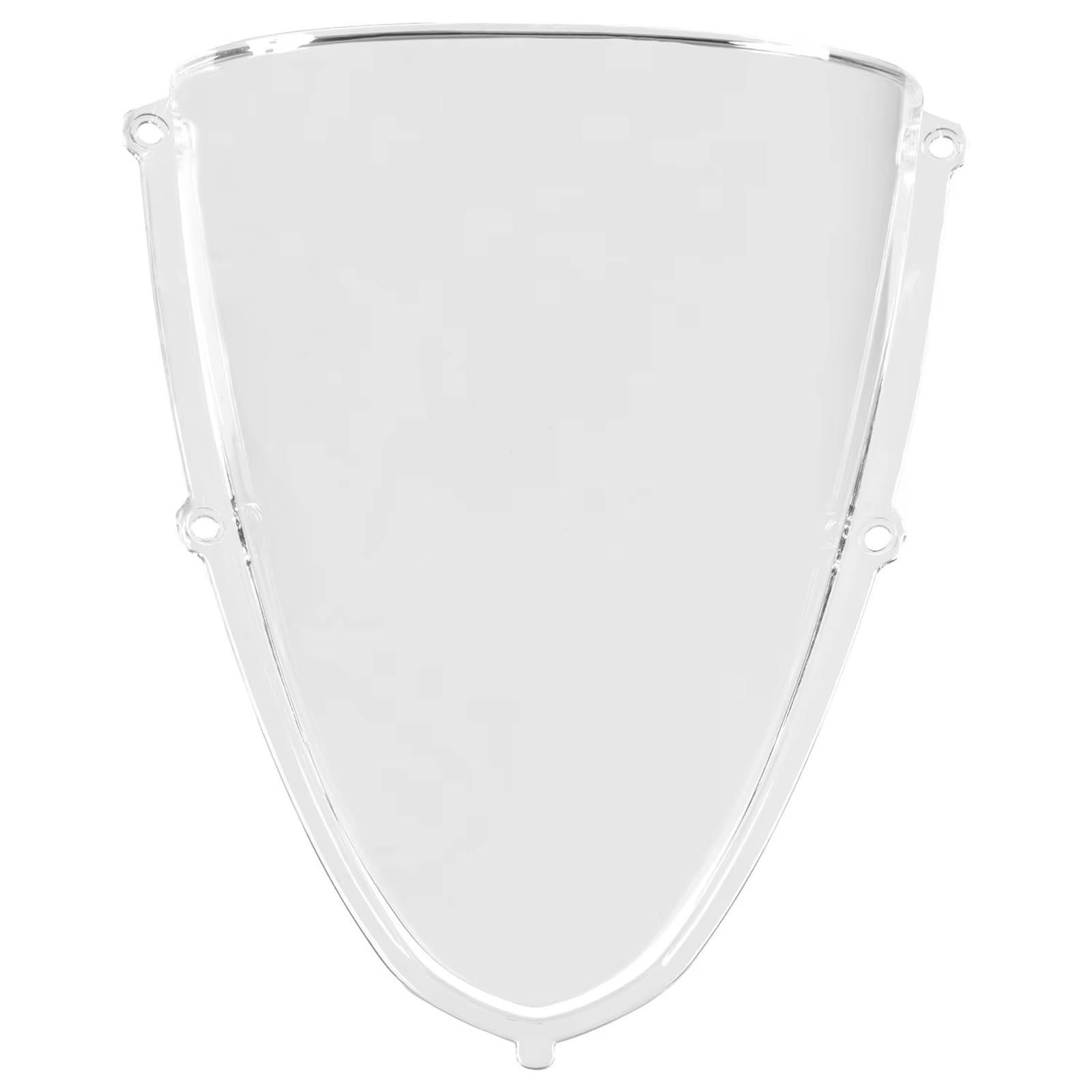 EDSXWUN Motorrad Windschild Kompatibel Mit Aprilia Für RS660 2020 2021 2022 2023 2024 Motorrad Double Bubble Frontscheibe Windschutzscheibe Windabweiser(Clear) von EDSXWUN