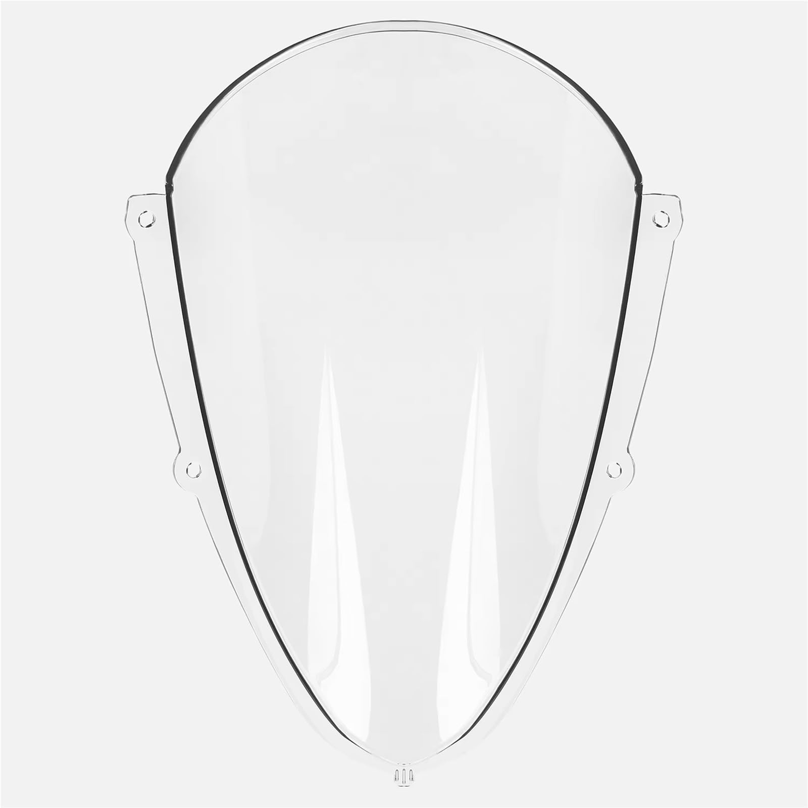 EDSXWUN Motorrad Windschild Kompatibel Mit Aprilia Für RSV4 2021 2022 2023 2024 Motorrad Double Bubble Frontscheibe Windschutzscheibe Windabweiser Zubehör(Clear) von EDSXWUN