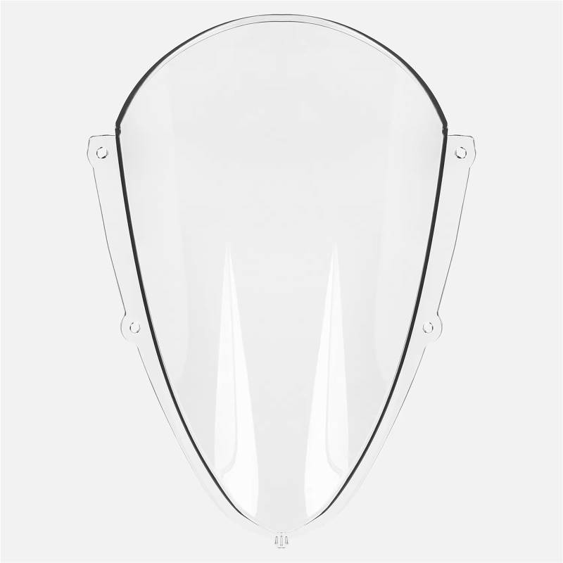 EDSXWUN Motorrad Windschild Kompatibel Mit Aprilia Für RSV4 2021 2022 2023 2024 Motorrad Double Bubble Frontscheibe Windschutzscheibe Windabweiser Zubehör(Clear) von EDSXWUN