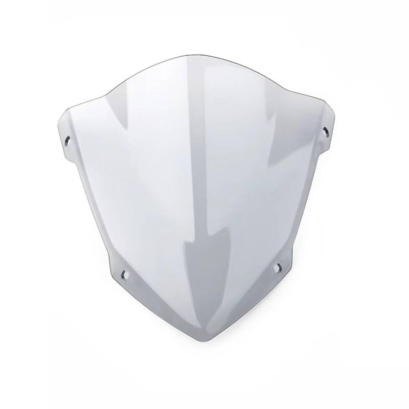 EDSXWUN Motorrad Windschild Kompatibel Mit Yamaha Für MT25 Für MT03 2020 2021 2022 Motorrad-Windschutzscheibe Windschutzscheibe ABS Pare-Brise-Schutzabdeckung Motorräder Spoiler(Light Grey) von EDSXWUN