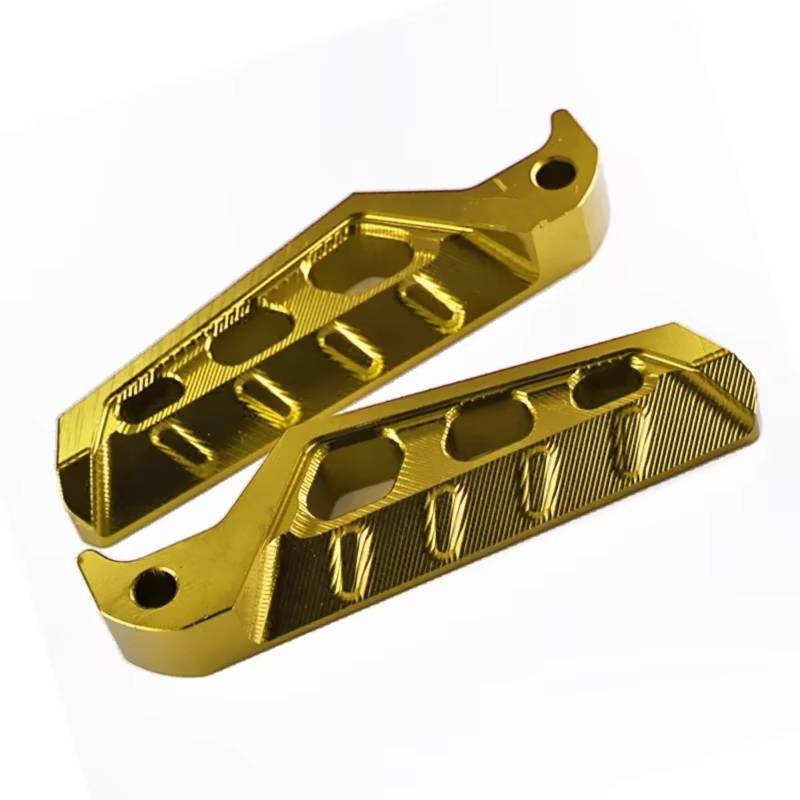 EDSXWUN Motorradpedal Für CBR600F Für CBR650F Für CBR1100XX Für CBR954 Für CBR125R Universal Motorrad Hinten Fuß Pedal Fußrasten Pegs Modifikation Zubehör(Yellow) von EDSXWUN