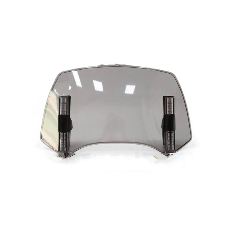 Motorrad Windschild Kompatibel Mit Yamaha Für X-MAX125 Für X-MAX 250 Universal-Motorrad-Windschutzscheibenverlängerung, Verstellbarer Spoiler-Deflektor, Motorrad-Windschutzscheibe(Light Smoke) von EDSXWUN