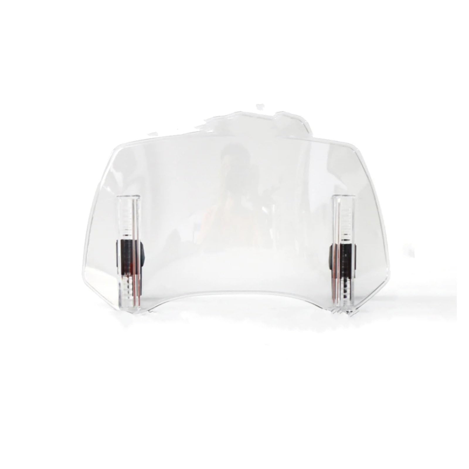 Motorrad Windschild Kompatibel Mit Yamaha Für X-MAX125 Für X-MAX 250 Universal-Motorrad-Windschutzscheibenverlängerung, Verstellbarer Spoiler-Deflektor, Motorrad-Windschutzscheibe(Transparent) von EDSXWUN