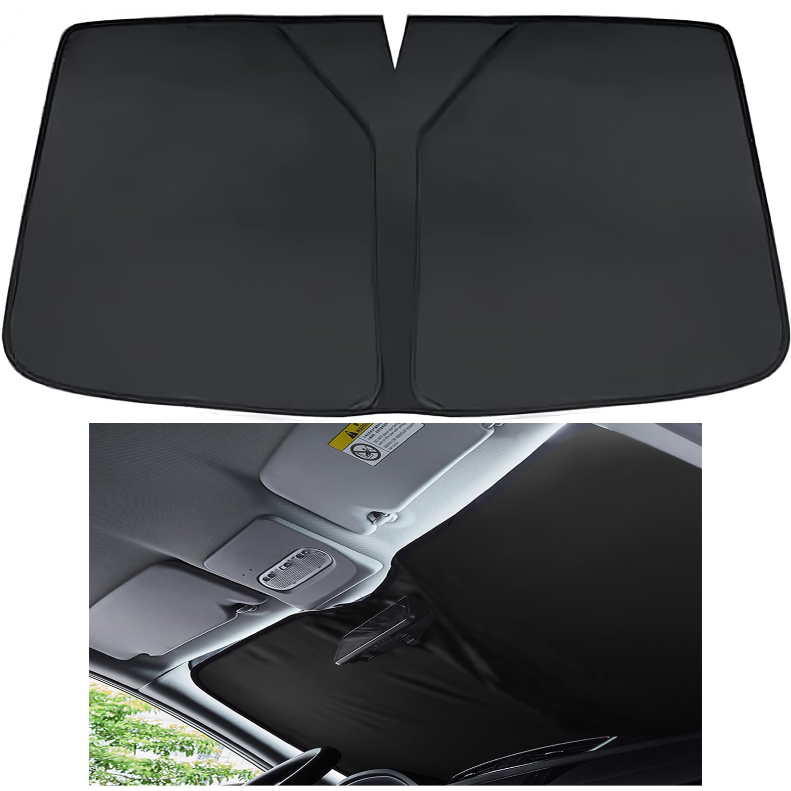 Sonnenschutz Windschutzscheibe Auto Frontscheiben Sonnenblende für Ford B-Max 2015-2024, Windshield Sun Shade Abdeckung Sommer Blockiert UV Hitzeschutz von EEASSA