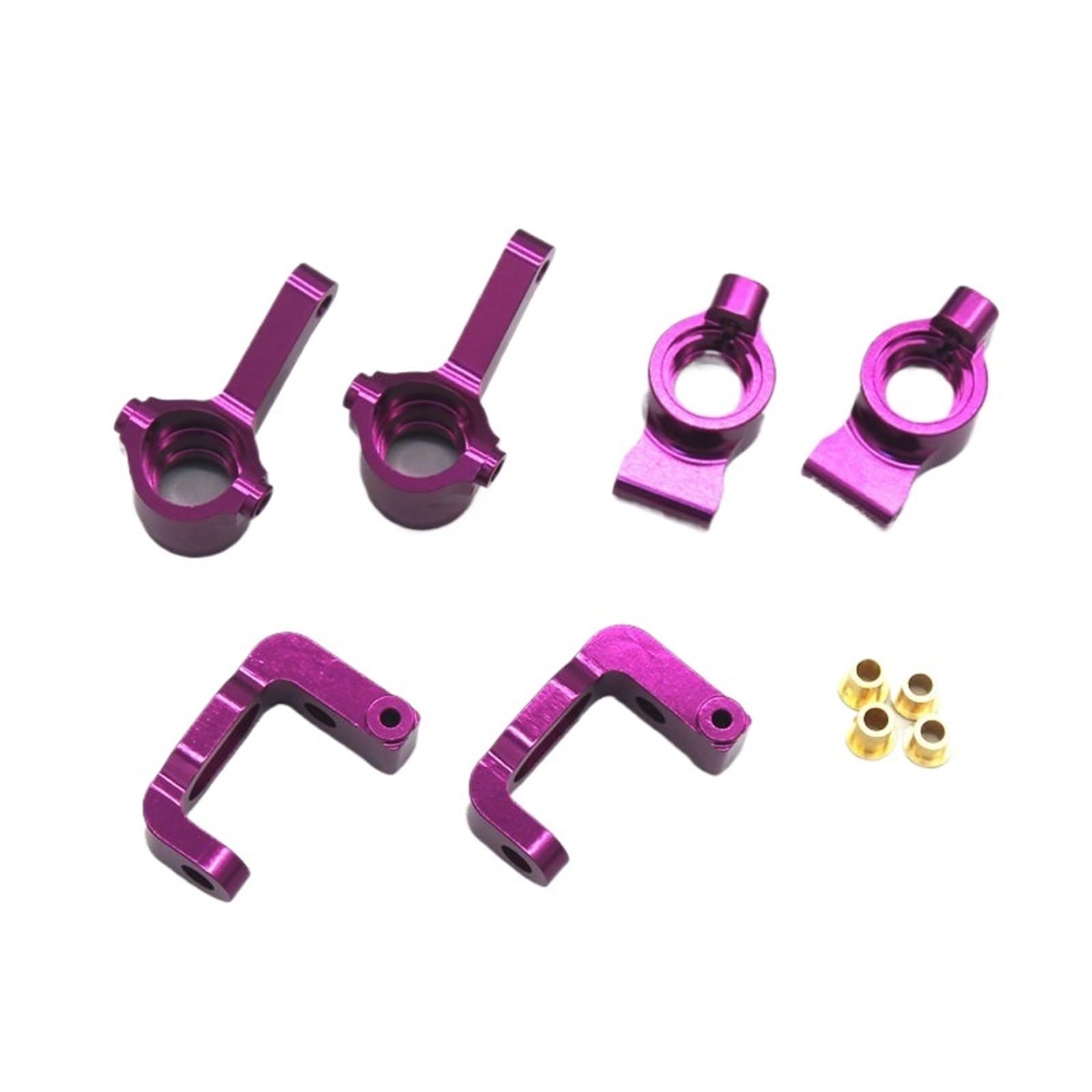 For LC for RAC-ING for ptg-2r 1/10 RC Rally Fernbedienung Auto PTG-2 Metall upgrade Lenkung tasse C sitz hinten rad sitz teile(PURPLE) von EEQANAO