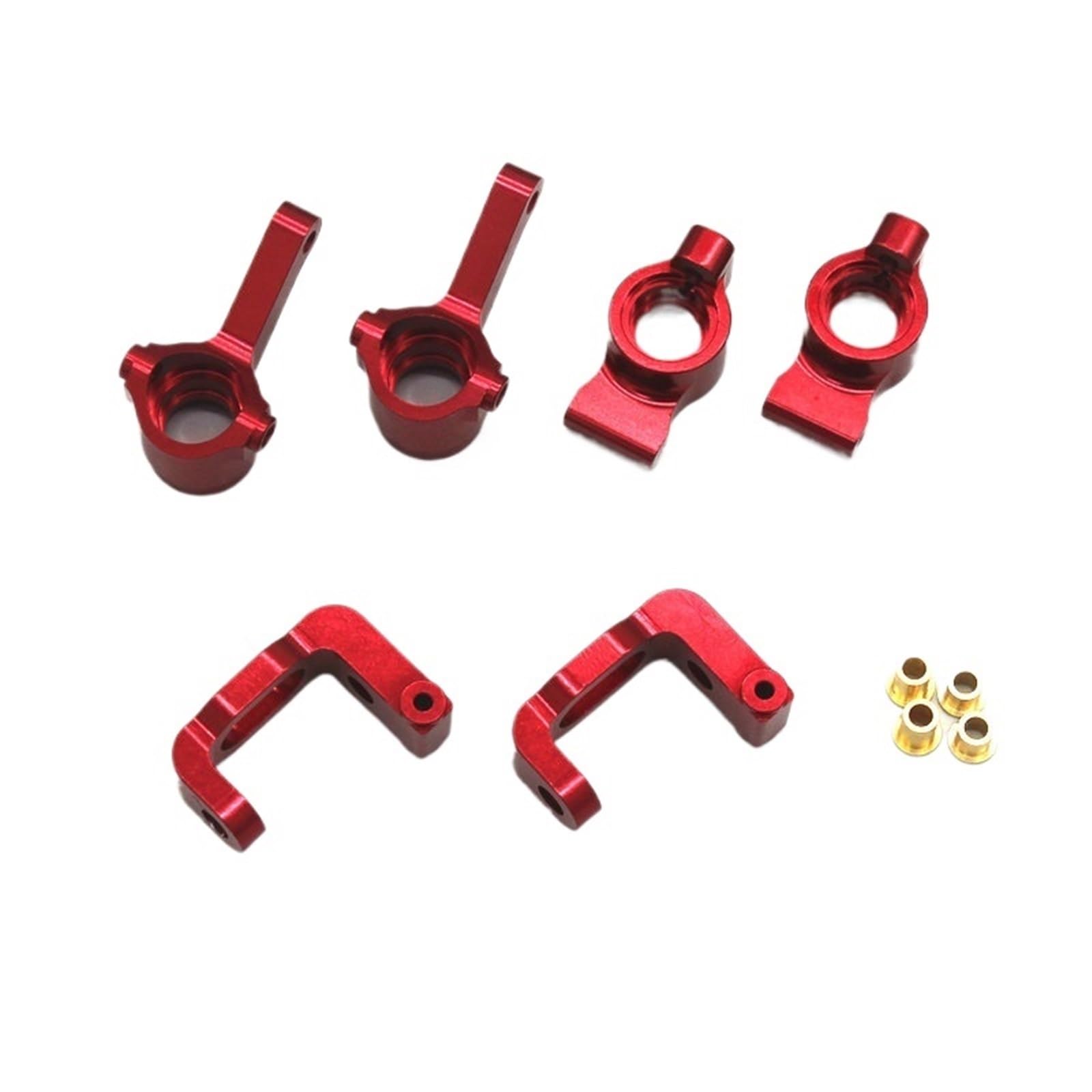 For LC for RAC-ING for ptg-2r 1/10 RC Rally Fernbedienung Auto PTG-2 Metall upgrade Lenkung tasse C sitz hinten rad sitz teile(Rood) von EEQANAO