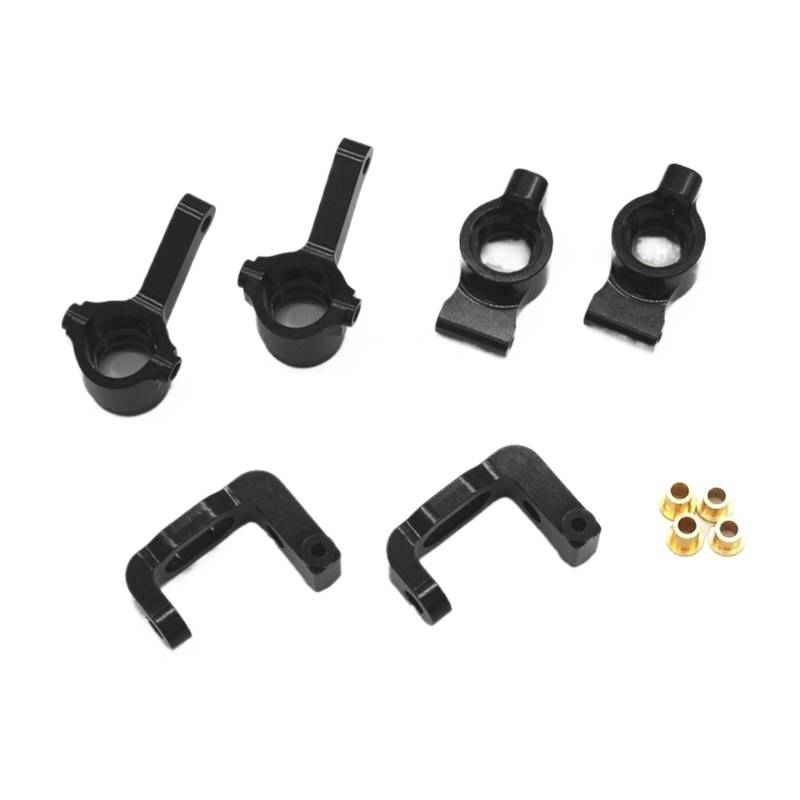 For LC for RAC-ING for ptg-2r 1/10 RC Rally Fernbedienung Auto PTG-2 Metall upgrade Lenkung tasse C sitz hinten rad sitz teile(Zwart) von EEQANAO