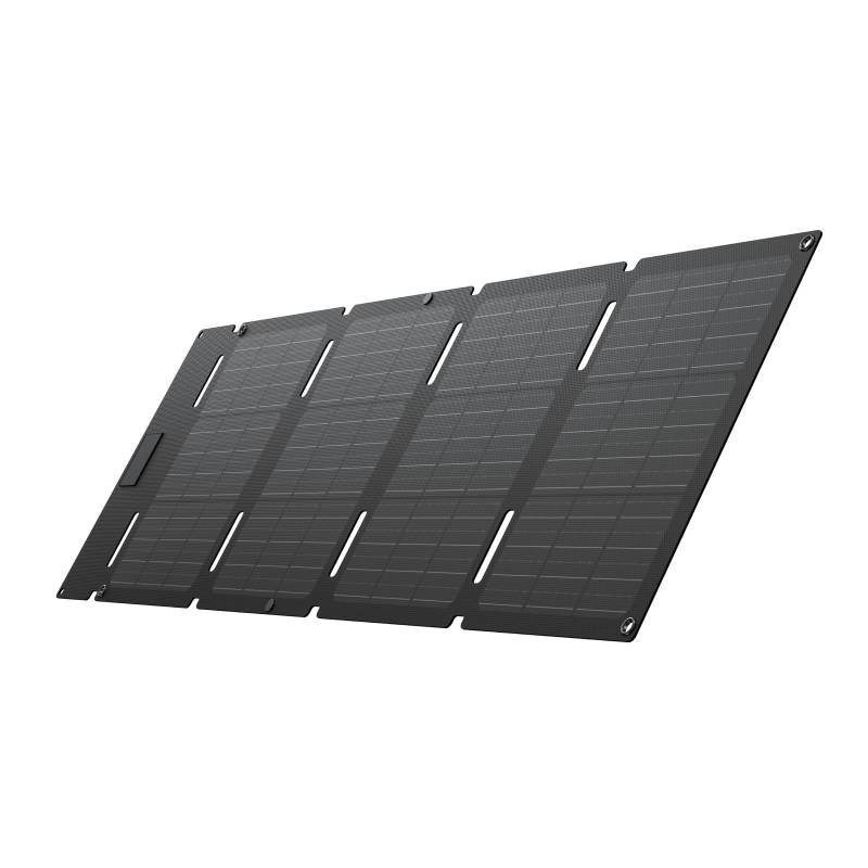 EF ECOFLOW 45 W Tragbares und klappbares Solarpanel, 25% hocheffiziente n-Typ-Solarzellen, wasser- und staubdicht gemäß IP65, geeignet für Camping, Rucksäcke, SUVs und Minivans von EF ECOFLOW