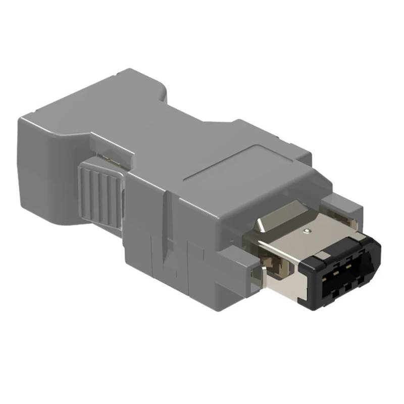 1Pcs Female Connector 6 Pin Firewire IEEE 1394 For Yaskawa For Servo electronic starter Encoder 6P SM-6E Encoder EFDSVUHE(SM-6P male head f) von EFDSVUHE