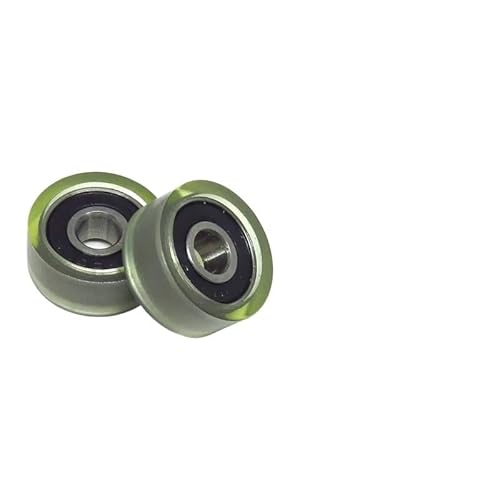 1pcs 6x20.5x8.5 mm PU Coated Rollers with 606 Bearing PU60620.5-8.5 OD 20 mm Air Conditioning Repair Replacement Wheels EFDSVUHE(PU60519-7 5x19x7mm) von EFDSVUHE