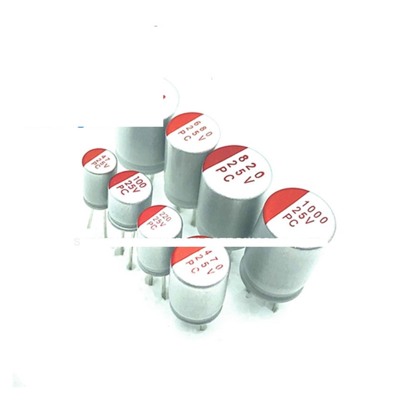 20pcs Dip Solid Electrolytic Capacitor 6.3v 10v 16v 100uf 150uf 220uf 270uf 330uf 470uf 560uf 680uf 820uf 1000uf 1200uf 1500uf EFDSVUHE(6.3V470UF 5X9) von EFDSVUHE