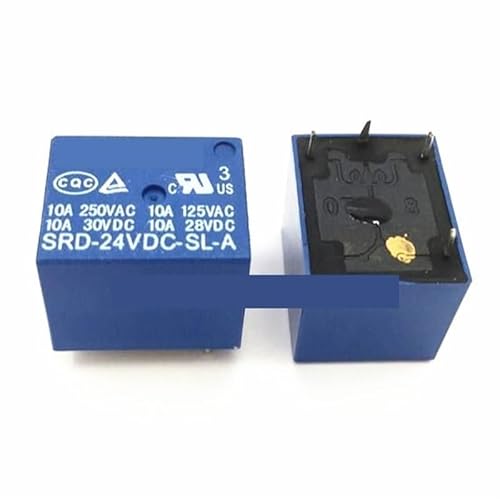 Relay SRD-24VDC-SL-A 4 Pin Relay 10A 250VAC 24V EFDSVUHE von EFDSVUHE