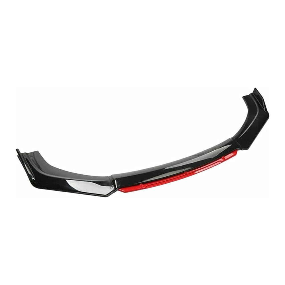 Auto Frontlippe Spoiler, für Mazda 3 2013-2018 FrontstoßStangenlippe Front Flaps Car Frontlippe Splitter Spoiler Wing,normal B/Glossy-Black von EFEMIR