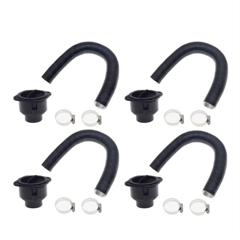 EGEWYVYBC 4 Set 42mm Auto Auto Heizung Kanalleitung Kanäle Warmluftauslass Lüftungsschlauchklammern Parkdieselhitzer Kompatibel for Webasto Kompatibel for Eberspacher Heizungsteile und Zubehör von EGEWYVYBC