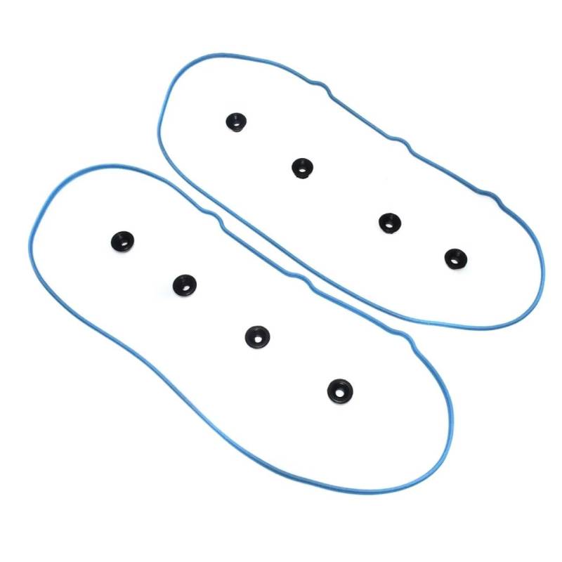 Kompatibel mit Hummer Tahoe Savana Sierra Yukon Suburban Motorventildeckeldichtung und 6-Ösen-Dichtung von EGRMZ