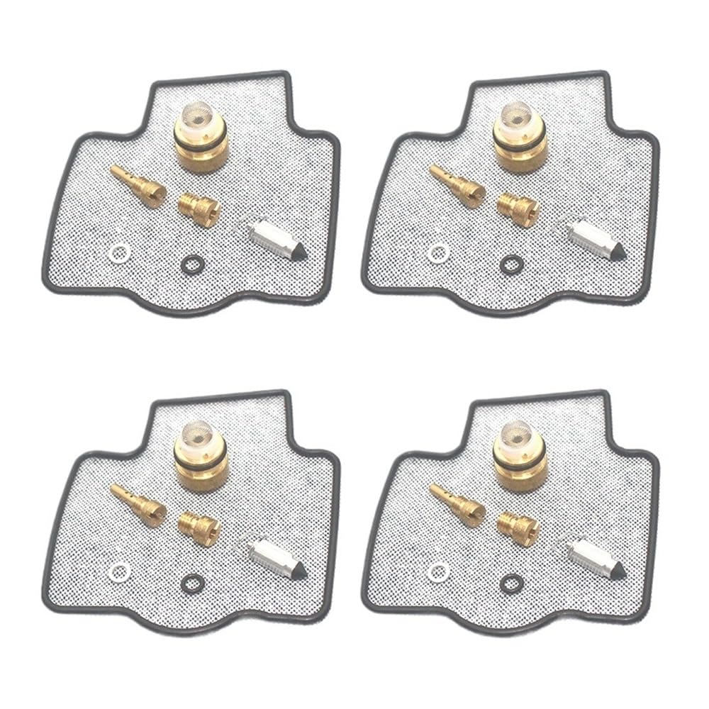 Kompatibles Motorrad-Vergaser-Kraftstoffsystem-Reparaturset Kompatibel mit ZX750 ZX7R ZX750P-Modelle 1996–2003. Enthält Kolbenmembranschwimmer(MULTI) von EGRMZ