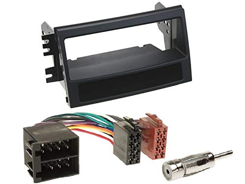 1 Din Radio Einbauset Blende Radioanschlusskabel Antennenadapter für Kia Soul (AM) 2008-2011 von EHO