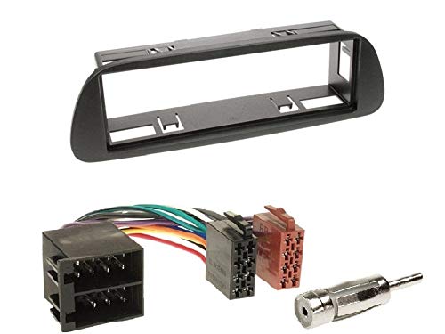 1 Din Radio Einbauset Blende Radioanschlusskabel Antennenadapter für Mercedes Sprinter W902-905 Facelift 2000-2006 von EHO