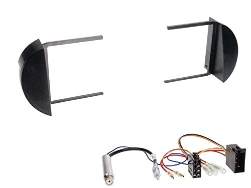 1 Din Radio Einbauset Blende Radioanschlusskabel Antennenadapter für VW New Beetle Cabrio (1Y) 2003-2010 von EHO