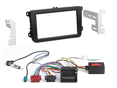 2 DIN/DOPPEL DIN Radio EINBAUSET incl. CANBUS-, Radio-, und ANTENNENADAPTER PASSEND FÜR VW, Skoda, SEAT, Volkswagen von EHO