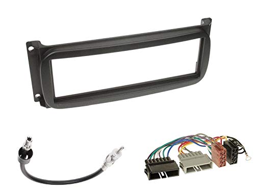 1 Din Radio Einbauset Blende Radioanschlusskabel Antennenadapter für Jeep Grand Cherokee (WJ) 1999-2001 von EHO