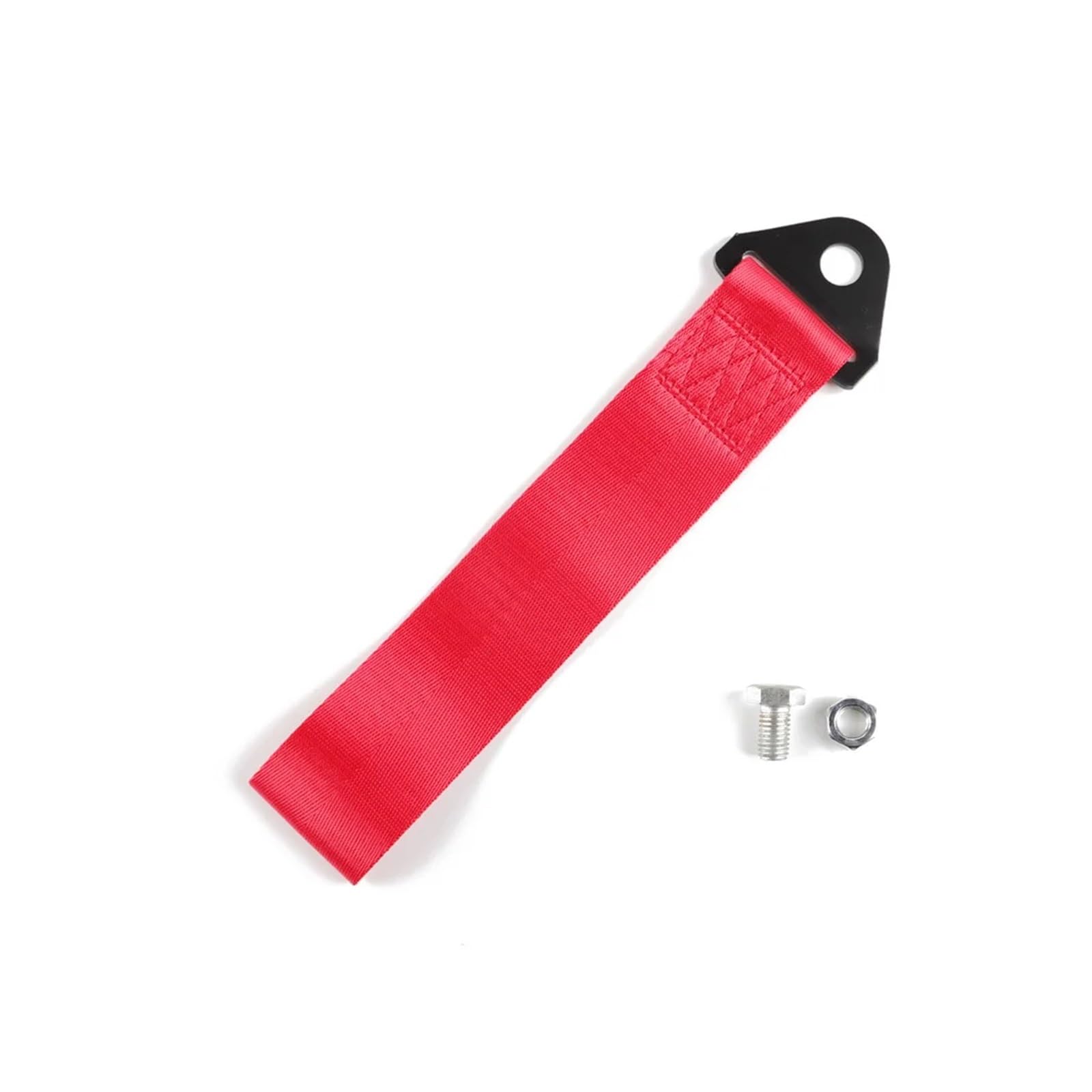 Abschleppseil Auto 9 Farben Auto Styling Mode Tags Auto Abschleppen Nylon Seile Haken Auto Abschleppgurt Zubehör Unisex Geschenke KFZ Notfall-Abschleppgurt(Red) von EHYSYN