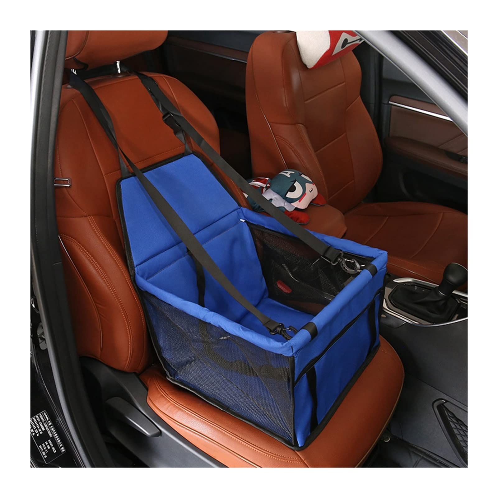 EHYSYN Autositzbezüge Autositzbezug für Hunde, Faltbare Hängematte, Haustier-Reisetasche, Transport von Katzen und Hunden Hundedecke(Style2 Blue) von EHYSYN